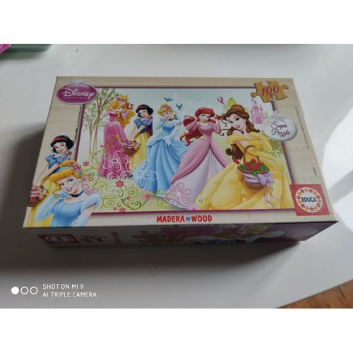 Puzzle 100 Pièces Puzzle En Bois : Princesses Disney