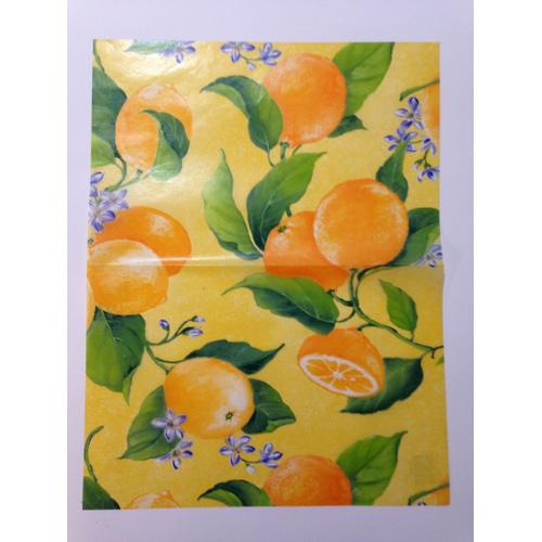 Feuille Décopatch N 237 Citrons Et Oranges