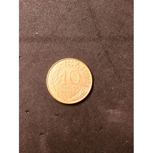 Piece De 10 Cts De Francs 1989