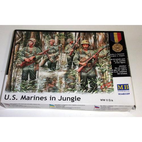 Maquette "U.S. Marines In Jungle --Masterbox