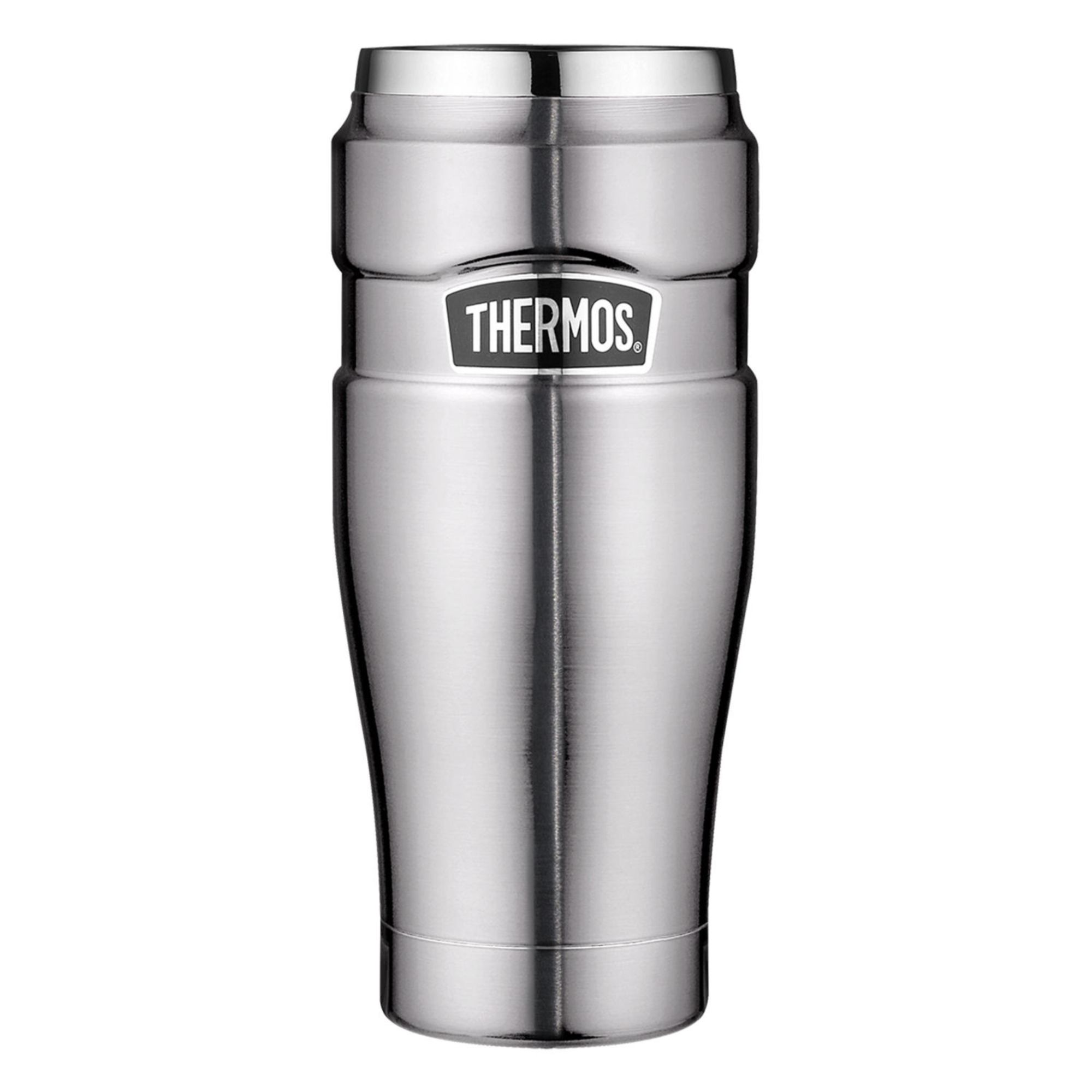 Thermos Isolierflasche stainless king steel 0,47 litres en acier inoxydable avec gobelet potable 