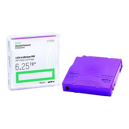 HPE Ultrium RW Data Cartridge - LTO Ultrium 6 6.25 To - violet - pour StoreEver 6250, LTO-6, MSL2024, MSL4048, MSL8096; StoreEver 1/8 G2