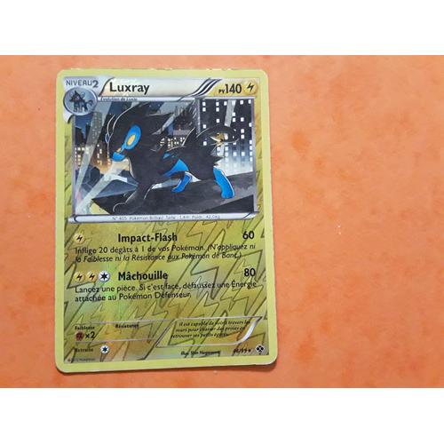 Carte Pokémon Luxray Holo Reverse 46/99 Noir & Blanc Destinees Futures Neuf