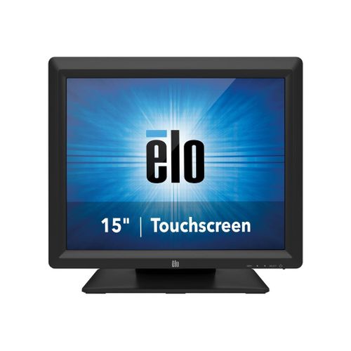 Elo Desktop Touchmonitors 1517L AccuTouch Zero-Bezel - Écran LED - 15" - écran tactile - 1024 x 768 @ 75 Hz - 300 cd/m² - 800:1 - 23 ms - VGA - noir