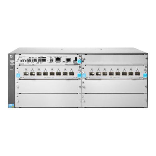 HPE Aruba 5406R 16-port SFP+ (No PSU) v3 zl2 - Commutateur - Géré - 16 x 1 Gigabit / 10 Gigabit SFP+ - Montable sur rack