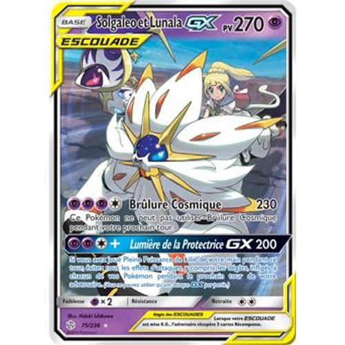 Solgaleo Et Lunala Gx - 75/236 - Eclipse Cosmique