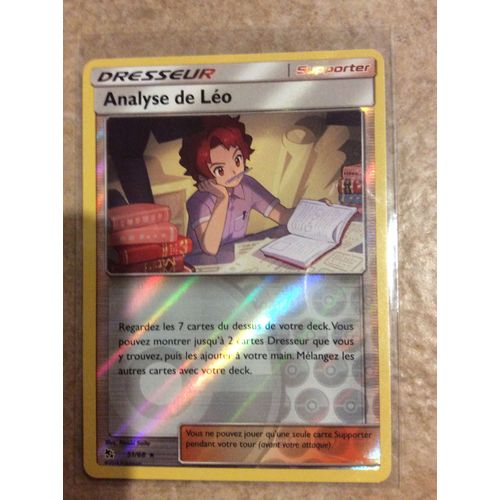 Dresseur Analyse De Léo Reverse 51/68 Série Destinées Occultes