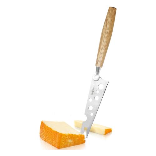 Boska Couteau Ã  Fromage Cheesy, Ustensile de Cuisine, Chêne Européen / Acier Inoxydable, 23,6 cm, 320234