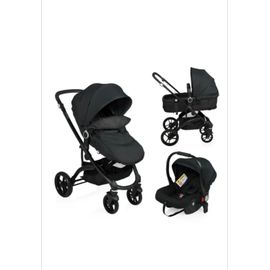 little world poussette combinée 3 en 1 city walker noire