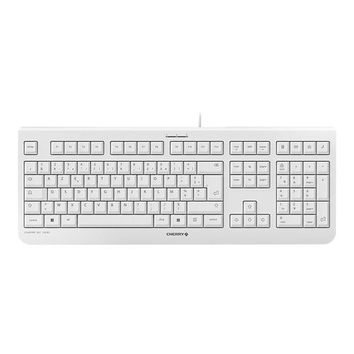 CHERRY STREAM CLAVIER - Clavier - USB - Français - commutateur : CHERRY SX - blanc grisé
