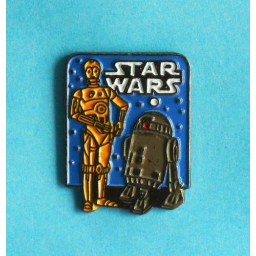 13562 // 1 Pin's : Star Wars Drode C-3.P.O & R2 D2 La Guerre Des toiles . (   1993 Lfl All Rights Rserved)