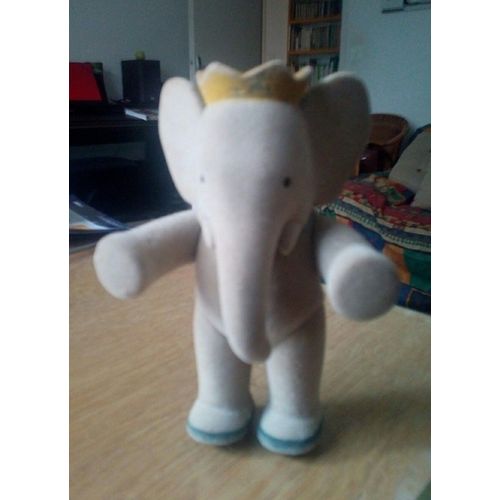 Figurine De Babar En Feutrine
