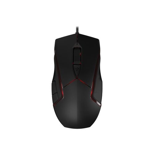 CHERRY MC 3.1 - Souris - droitiers et gauchers - optique - 7 boutons - filaire - USB 2.0 - noir