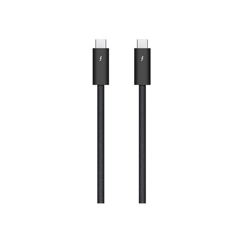 Apple Thunderbolt 4 Pro - Câble USB - 24 pin USB-C (M) pour 24 pin USB-C (M) - USB 3.1 Gen 2 / Thunderbolt 3 / Thunderbolt 4 - 3 m - support de guirlande Pâquerettes - noir
