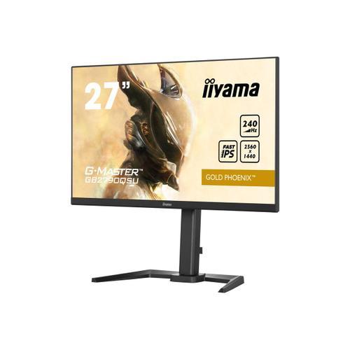 iiyama G-MASTER GB2790QSU-B5 - Écran LED - 27" - 2560 x 1440 QHD @ 240 Hz - Fast IPS - 400 cd/m² - 1000:1 - 1 ms - HDMI, DisplayPort - haut-parleurs - noir, mat