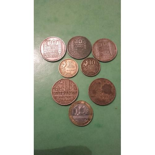 Lot Pièces De 10 Francs ! Différentes Années