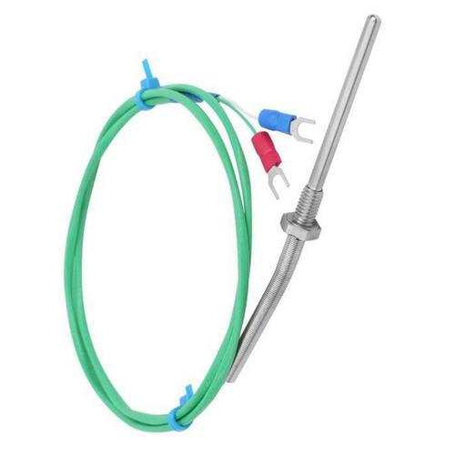 Thermocouple De Type K Sonde De Thermocouple De Type K 0¿200¿ Capteur De Température À Vis Blindée À Paire Torsadée Vert