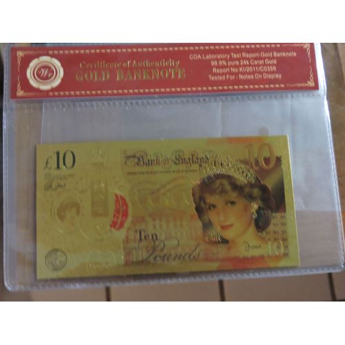 Billet Diana Princesse De Galles Neuf Avec Pochette