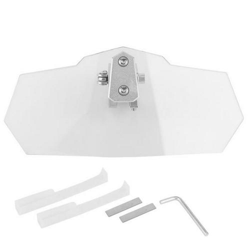 Kit D'extension De Pare-Brise Universel Pour Pare-Brise En Acrylique Rehausser Le Clip Réglable Sur Le Déflecteur De Vent Spoiler