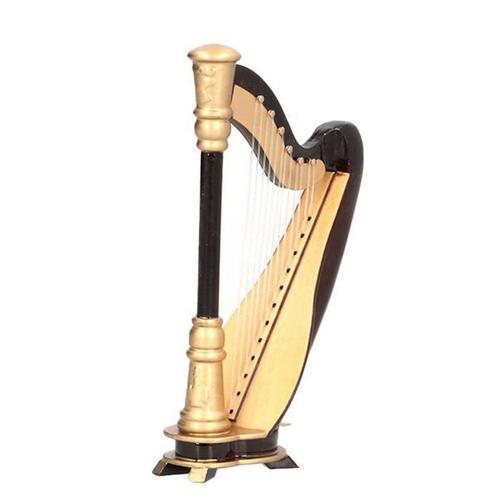 Décoration De Table De Réplique D'instrument De Musique De Modèle De Mini Harpe