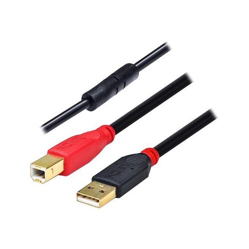 Lindy - Câble USB - USB (M) pour USB type B (M) - USB 2.0 - 20 m - actif