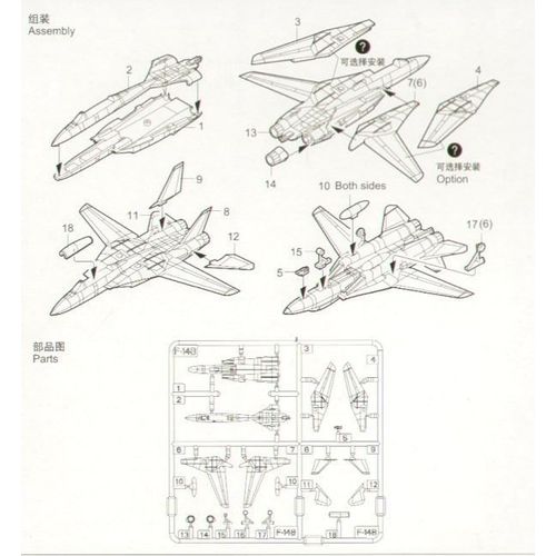 Grumman F-14b/D Super Tomcat-Trumpeter