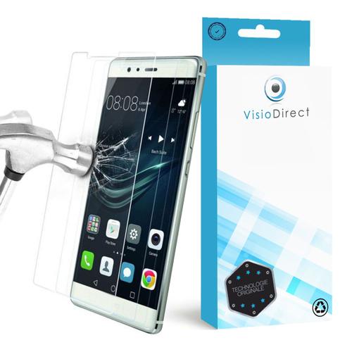 Lot De 2 Film Vitre Pour Mobile Htc Desire 650 5" Verre Trempe De Protection Transparent -Visiodirect-