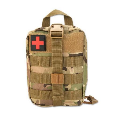 Sac De Survie Sac De Premiers Secours Militaire De Survie En Plein Air Pochette Médicale D'urgence D'escalade (Camouflage) 