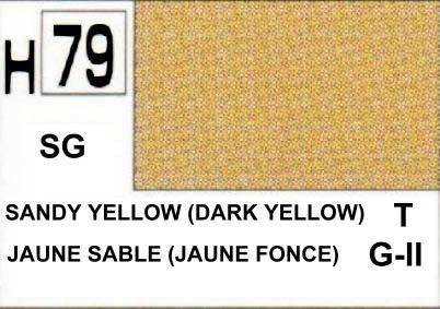 H079 Jaune Sable Foncé Mat