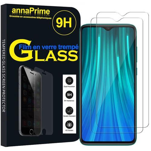 Lot / Pack De 2 Films Verre Trempé Pour Xiaomi Redmi Note 8 Pro 6.53" Protection D'écran