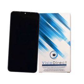 Ecran Complet Sur Chassis Pour Samsung Galaxy A10 Sm-A105f 6.2" Noir Telephone Portable -Visiodirect-