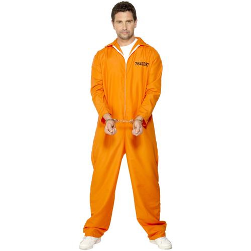 Déguisement Prisonnier Orange Homme Xl
