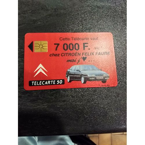 Telecarte Citroën Félix Faure