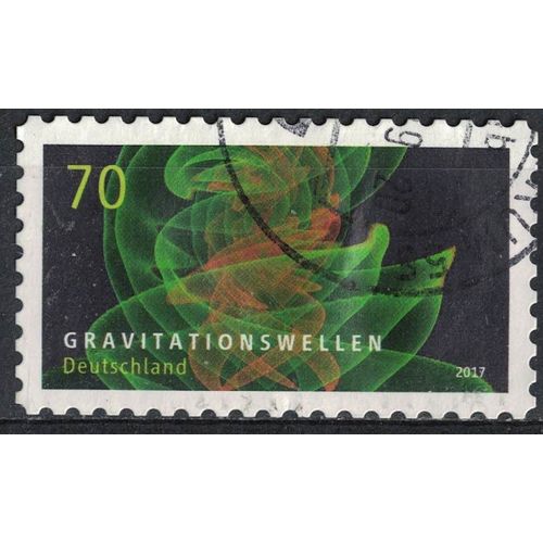 Allemagne 2017 Oblitéré Used Gravitationswellen Ondes Gravitationnelles Su