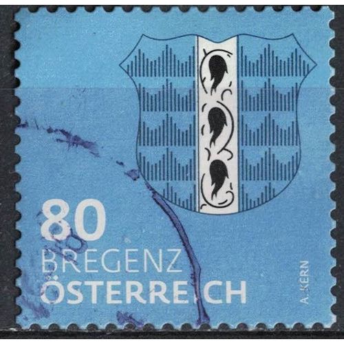Autriche 2018 Oblitéré Rond Used Blason De Bregenz Coat Of Arms Su