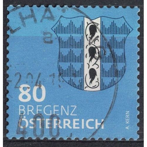 Autriche 2018 Oblitéré Rond Used Blason De Bregenz Coat Of Arms Su