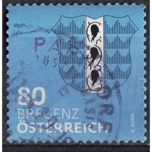Autriche 2018 Oblitéré Rond Used Blason De Bregenz Coat Of Arms Su