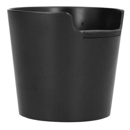 Mini boîte à résidus de poudre de café Seau à marc de laitier Poubelle semi-automatique Pièces de machine à café (noir)