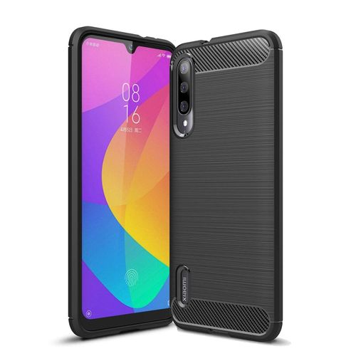 Coque Brossée Noire Xiaomi Redmi Note 8t Carbon Fiber Antichoc - Accessoires Pochette Case
