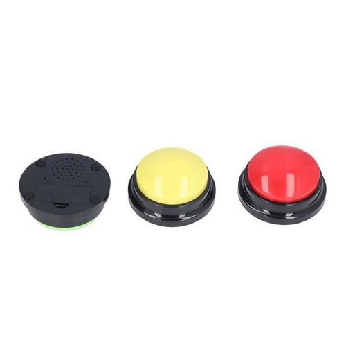 Bouton D'enregistrement De Chien 3 Couleurs Effacer Les Boutons De Conversation De Chien Multifonctionnels Portables Pour Animaux De Compagnie