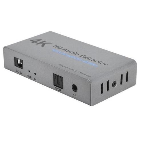 Séparateur d'extracteur Audio Hdmi haute définition 4K avec convertisseur 1 Point 2 Port Usb fournitures informatiques