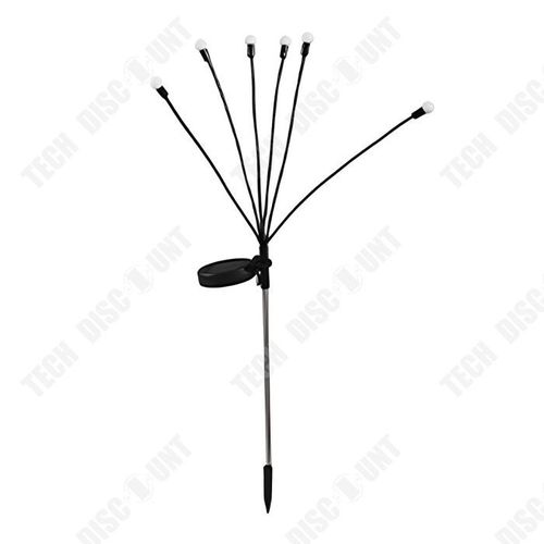 Td® Lumière Solaire Lumière Led Waterproof Double Mode Adapté Au Jardin Cour Pelouse Éclairage Extérieur Scène De Nuit Lampadaire