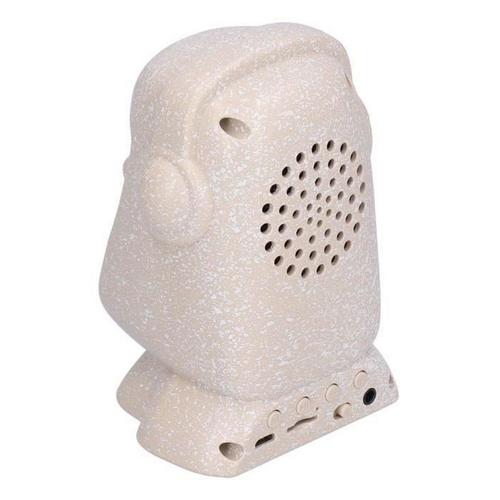 Haut-parleur d'origine Statue d'originalité Haut-parleur Bluetooth île de Pâques Pierre Homme Forme Usb Haut-parleur de charge