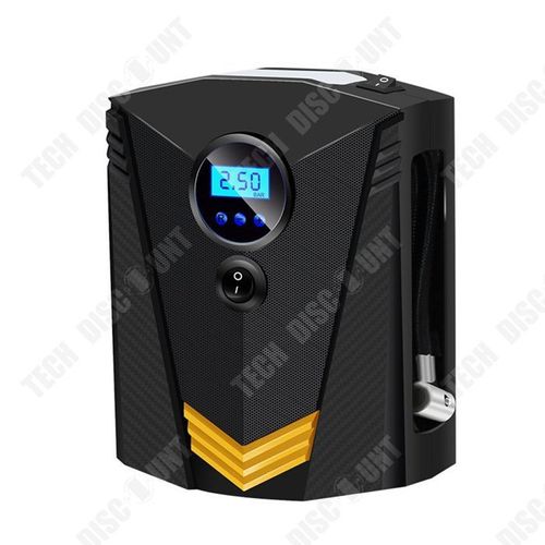 Td 1pc Pompe Gonflage De Voiture Portable 12v Affichage Numérique Gonfleur Pneu Arrêt Automatique Avec Pompe De Gonflage Lumière Led