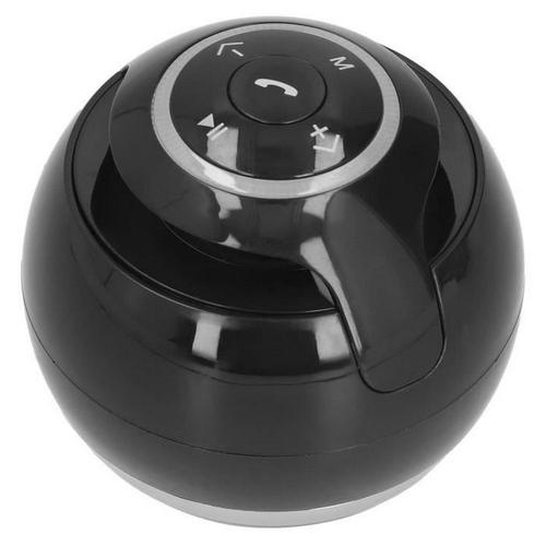 Mini Bt Led Speaker A18 Bt Speaker Player Caisson de basses sans fil Haut-parleurs stéréo portables avec lumière LED (Noir)