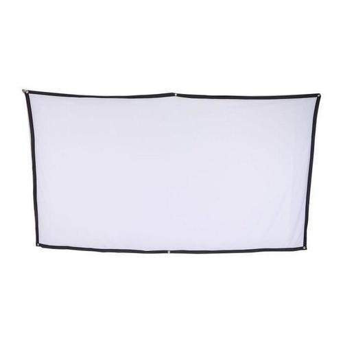 écran de cinéma extérieur 100 pouces écran de cinéma extérieur pliable anti-pli 16: 9 rideau portable blanc