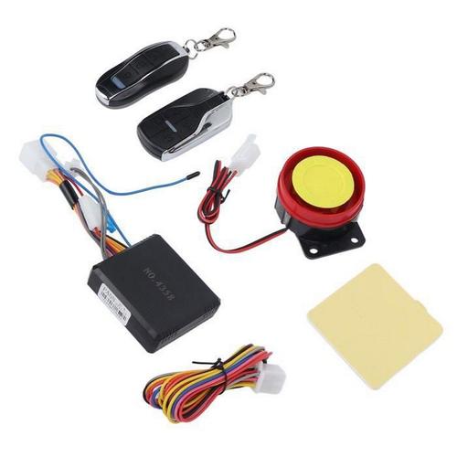 Système Antivol De Moto Kit De Système D'alarme Antivol De Moto 12v Universel Étanche Télécommande Unidirectionnelle