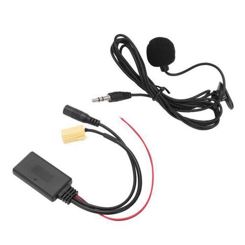 Aux In Bluetooth Cable Car Aux Bluetooth5.0 Module Mains Libres Microphone Filaire Remplacement Pour Fiat Grande