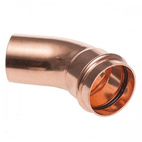 Coude cuivre 45° M/F à sertir Press - diamètre 28 mm CONEX BANNINGER
