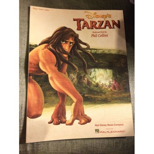 Disney Tarzan Phil Collins Partition Chant Piano Accords Bande Originale Hal Leonard